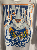 Camiseta Off-White Wizard Branca Oversize - Pronta Entrega