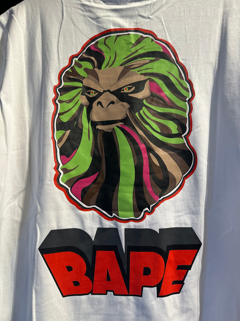 Camiseta BAPE Branco - Pronta Entrega