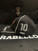 Boné Balenciaga Preto Aba Curva Soccer Cap - Pronta Entrega