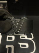 Cinto Louis Vuitton Black Logo Preto 115 CM  - Pronta Entrega