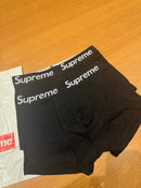 Supreme Pack Cueca Boxer 2 Peças Preta - Pronta Entrega