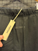 Calça Moletom Essentials Black Logo Black - Pronta Entrega