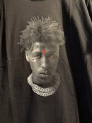 Camiseta VLONE YOUNG BOY Preta - Pronta Entrega