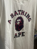 Camiseta BAPE A Bathing APE Purple Branca - Pronta Entregar
