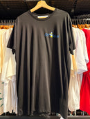 Camiseta OFF-WHITE Papo Donald Cartoon Slim Preta - Pronta Entrega