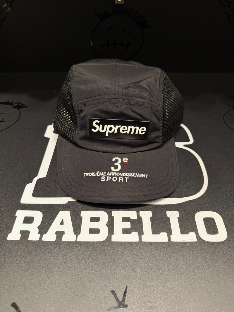 Boné Supreme Mesh Side Panel Camp Preto - Pronta Entrega