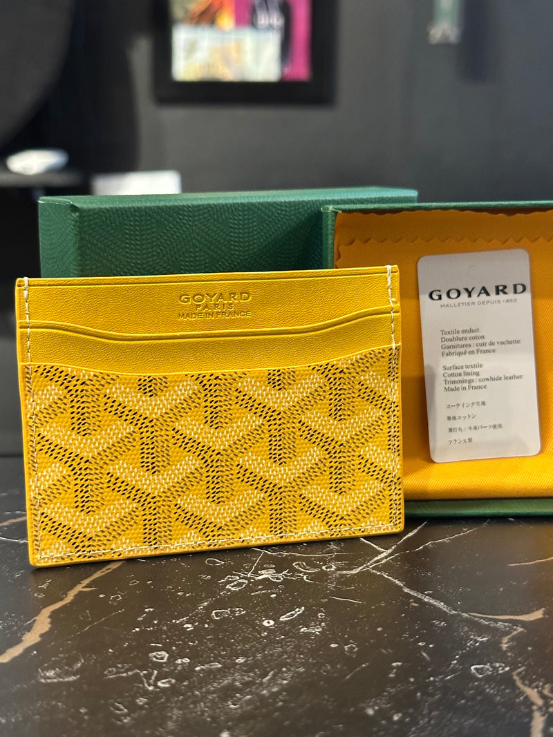 Carteira Goyard Amarela - Pronta Entrega