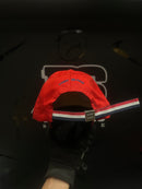 Boné Aba Curva Tommy Hilfiger Logo Pequeno Vermelho - Pronta Entrega