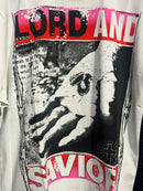 Camiseta Hellstar Jesus “Lord And Savior” White - Pronta Entrega