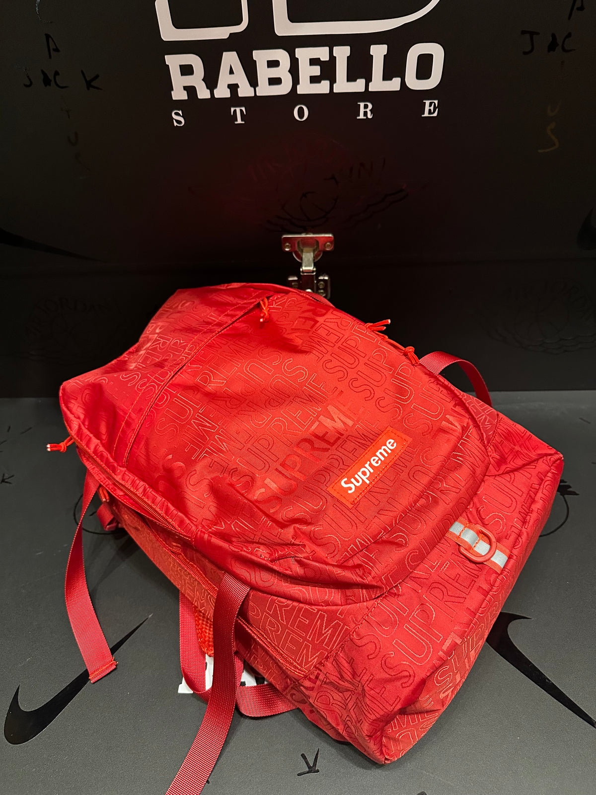 Mochila Supreme 19SS BackPack Vermelha Red - Pronta Entrega