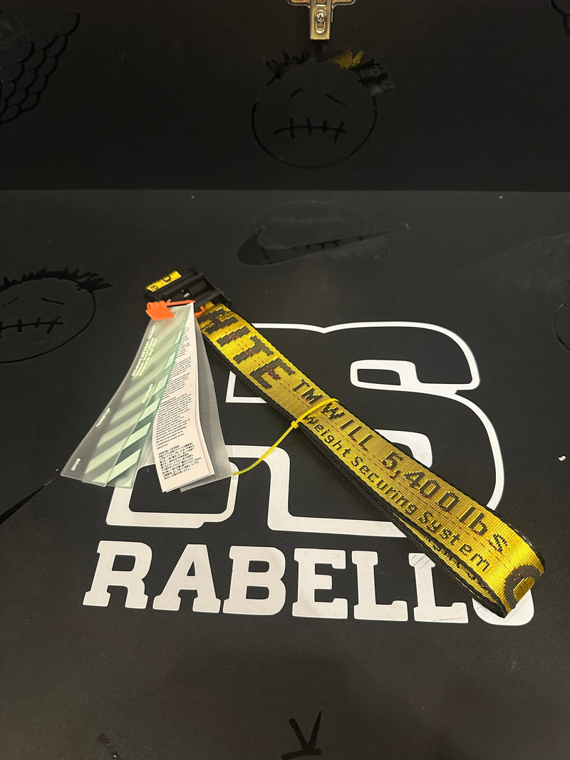 Cinto Off-White Industrial Yellow - Pronta Entrega