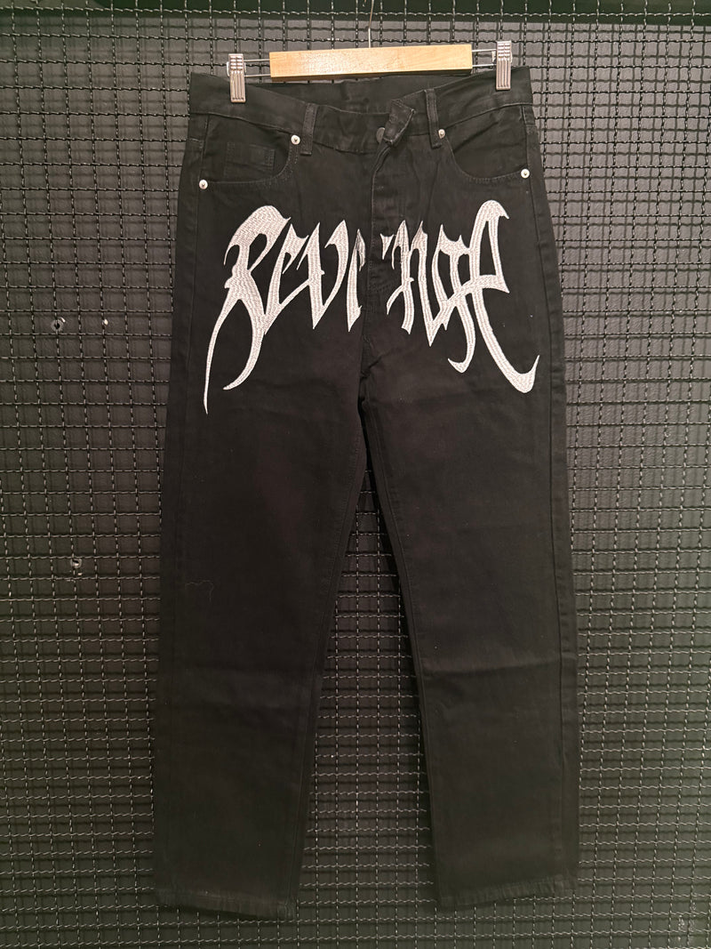 Calça Jeans Revenge Black - Pronta Entrega