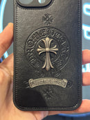 Case Chrome Hearts Metal Cruz Cross Para Iphone - Pronta Entrega