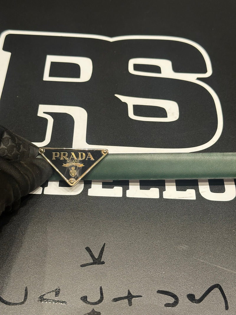 Cinto Feminino Prada Milano Verde 105 CM  - Pronta Entrega