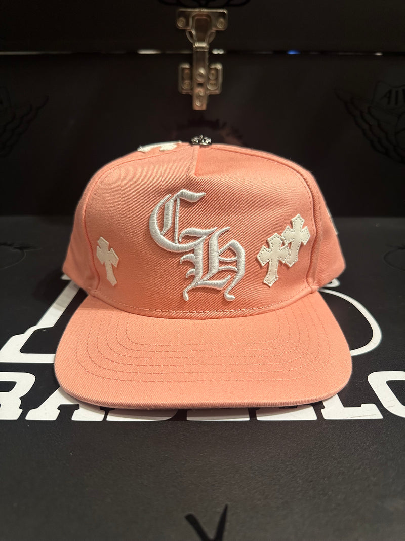 Boné Aba Reta Chrome Hearts Pink  - Pronta Entrega