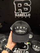 Boné Corteiz 4Starz Alcatraz Trucker Preto - Pronta Entrega