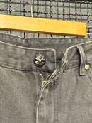Calça Jeans Escura Chrome Hearts White Cruz - Pronta Entrega