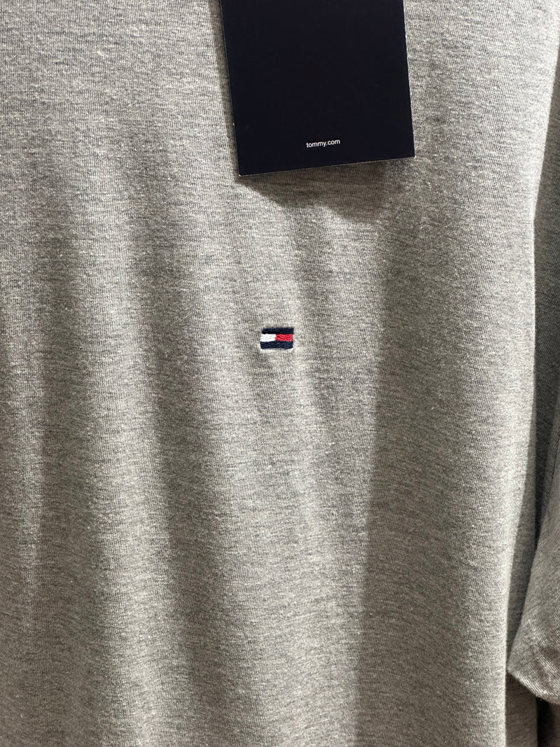 Camisa Tommy Hilfiger Classic Fit Cinza - Pronta Entrega