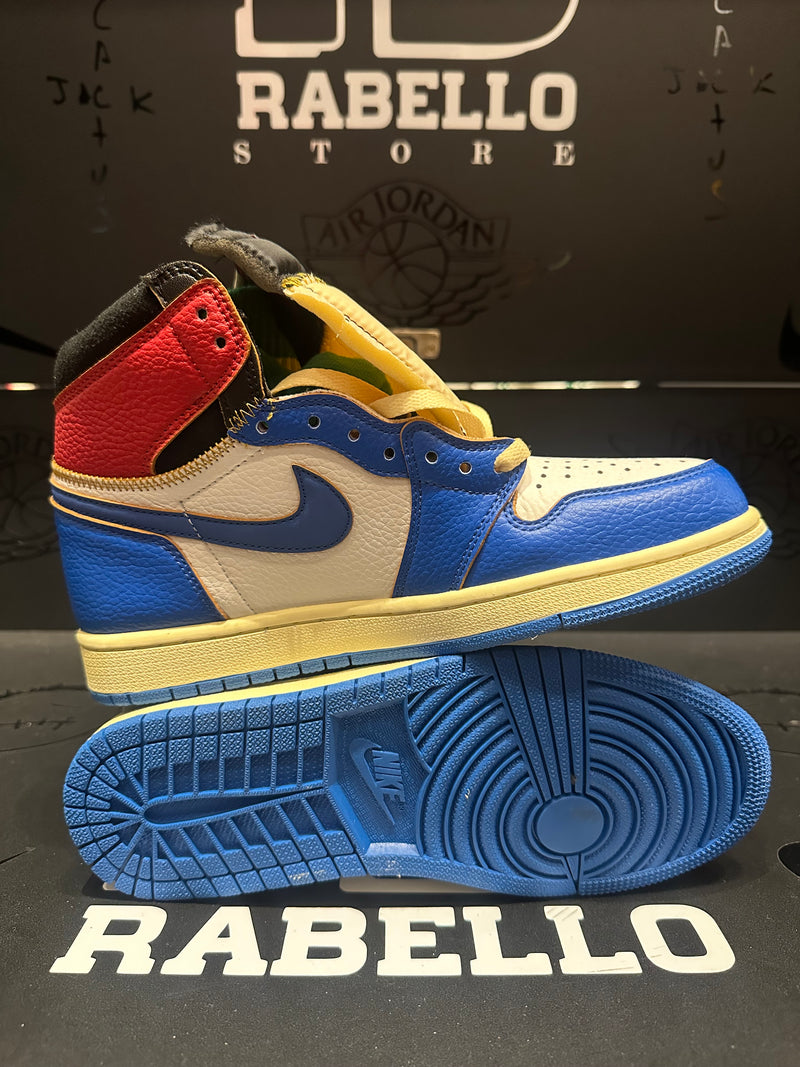 Tênis Nike Air Jordan 1 Retro High NRG Sample x Union LA Storm Blue - Pronta Entrega
