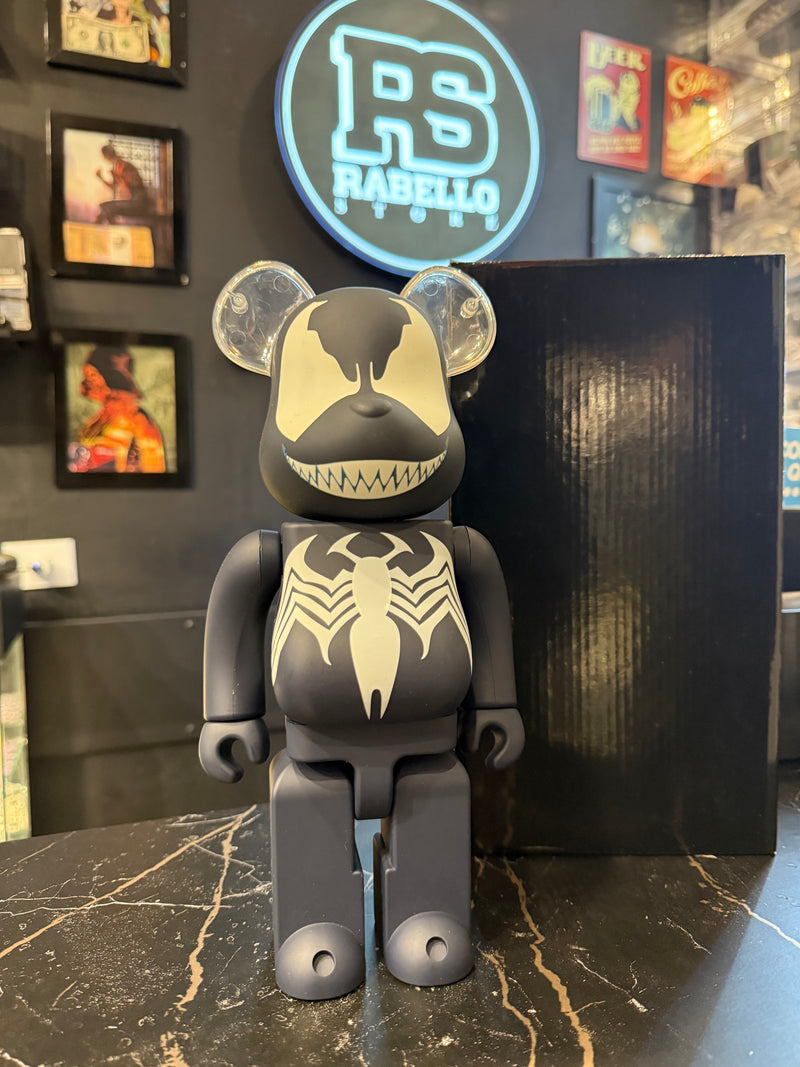 Bearbrick Venom 400% Medicom Toy Boneco Colecionável 28cm - Pronta Entrega
