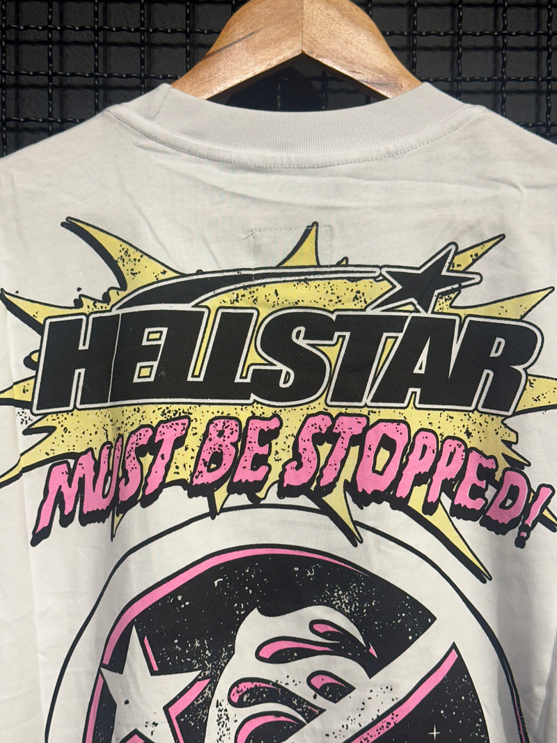 Camiseta Hellstar Breaking News White - Pronta Entrega