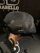 Boné Aba Curva Trucker Amiri Print Black - Pronta Entrega