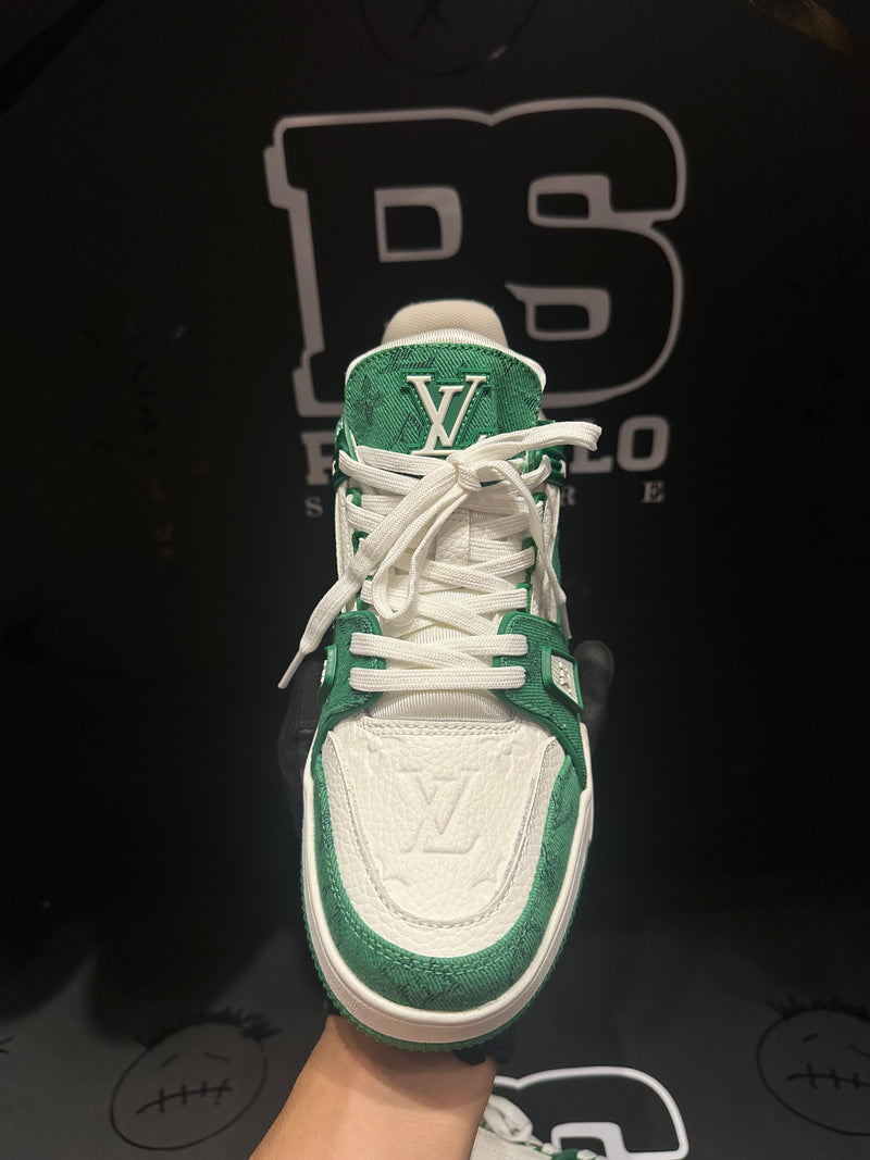 Tênis Louis Vuitton LV Trainer Green - Pronta Entrega