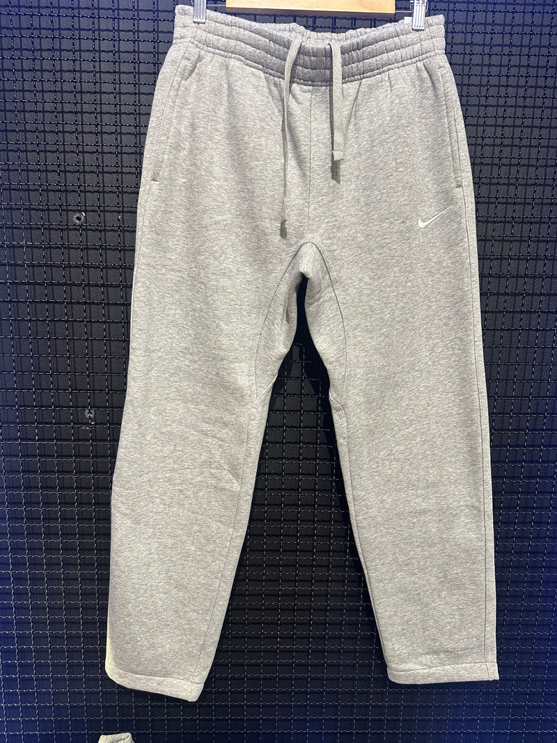 Calça Moletom Nike Swoosh Cinza ( Sem Punho )- Pronta Entrega