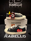 Tênis Converse Chuck 70 X Comme des Garçons Low Preto - Pronta Entrega