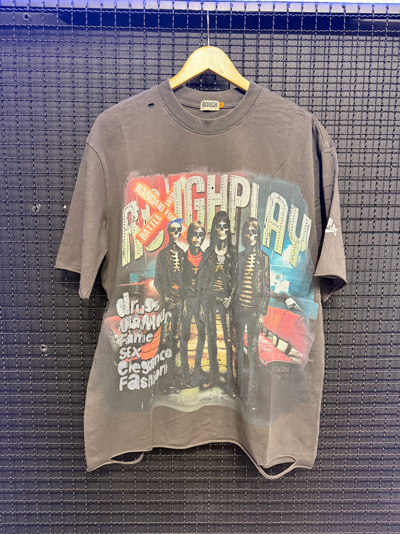 Camiseta Rough Play Rock Band - Pronta Entrega