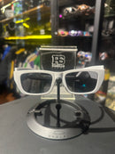 Óculos Palm Angels Retangular Branco Lente Preto - Pronta Entrega