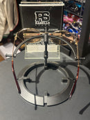 Óculos Miu Miu Redondo Armação Gold/Red Lente Rose - Pronta Entrega