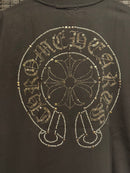 Camiseta Chrome Hearts Logo Brilliant Black - Pronta Entrega