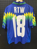 Camiseta Corteiz Seleção Brasileira Azul - Pronta Entrega