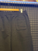 Calça Moletom Supreme Satin Applique All Black - Pronta Entrega