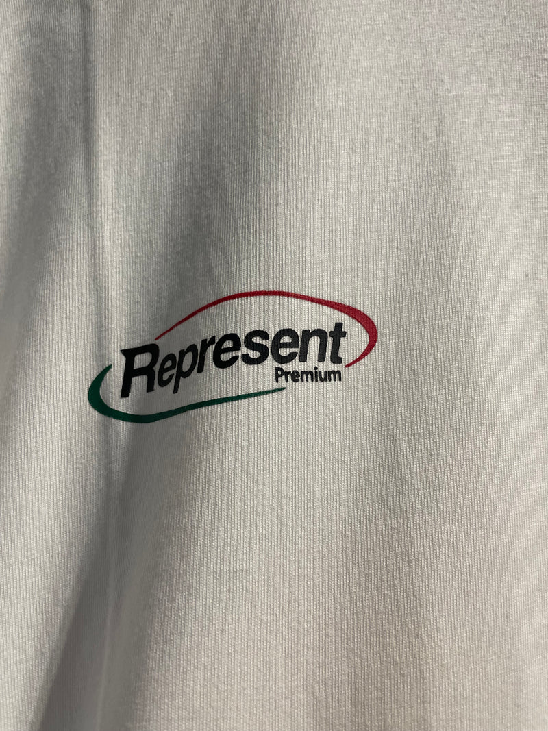 Camiseta REPRESENT Branca - Pronta Entrega