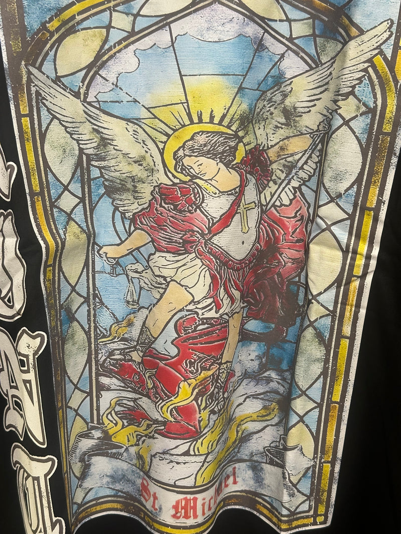 Camiseta Saint St. Michael X Devil Black - Pronta Entrega