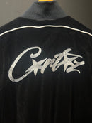 Jaqueta Corteiz VVS Velour Jacket Black - Pronta Entrega