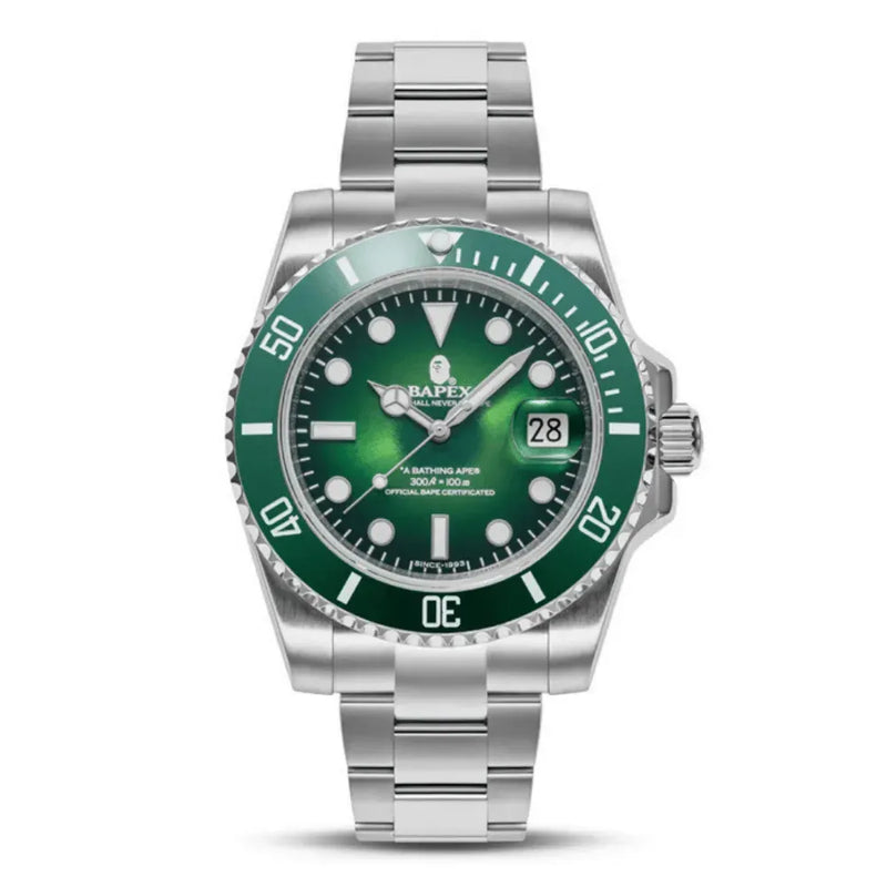 Relógio A Bathing Ape Bapex Type 1 Green - Pronta Entrega