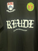 Camiseta Rhude Black Runway Script - Pronta Entrega