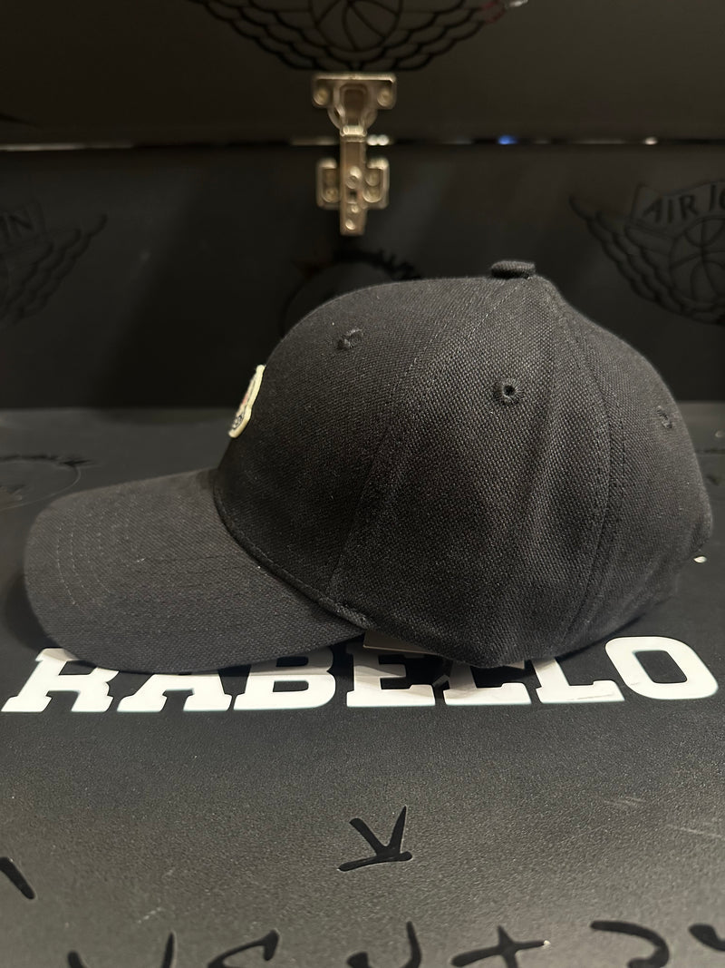 Boné Aba Curva Beisebol Moncler Black - Pronta Entrega