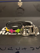 Cinto Chrome Hearts 105 CM Couro Bordado Collors - Pronta Entrega