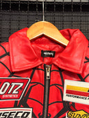Vanson Leathers x Supreme Jaqueta Spider-Man Red - Pronta Entrega