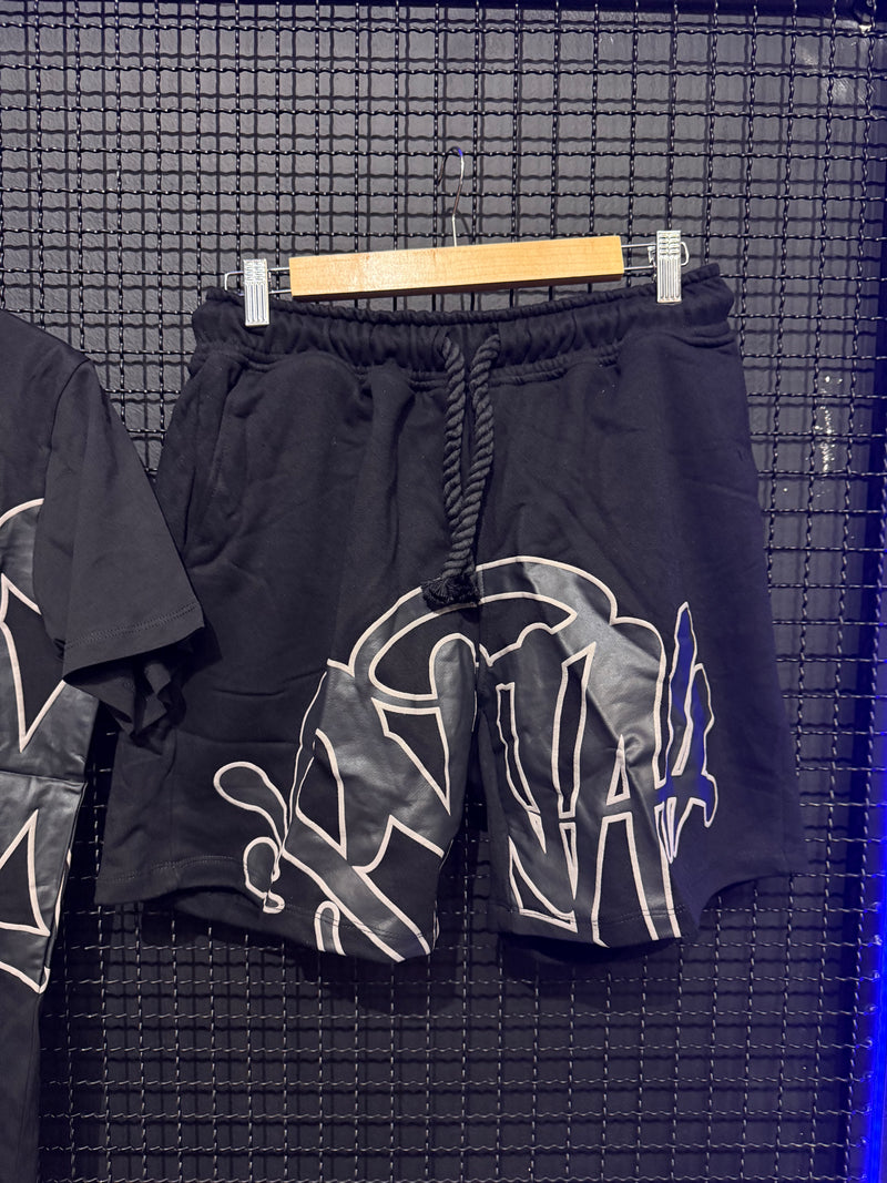 Conjunto Syna Camiseta + Short Black - Pronta Entrega