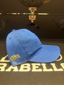 Boné Aba Curva Lacoste Azul Croc Lateral - Pronta Entrega