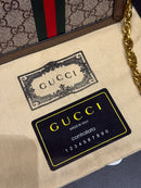 Bolsa Gucci Feminina Couro Fecho Gold Crossbody Branca - Pronta Entrega