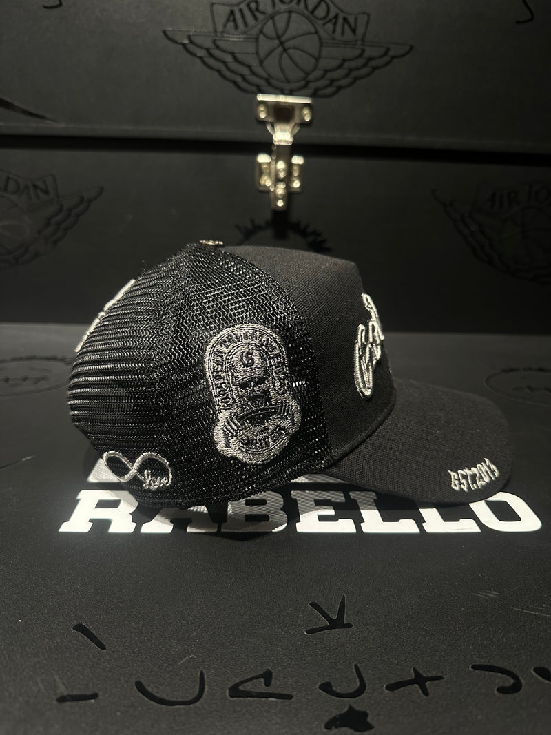 Boné Aba Curva Trucker Godspeed Forever Black/Grey - Pronta Entrega
