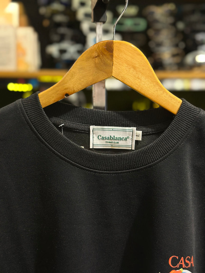 Moletom Casablanca Garden Black - Pronta Entrega