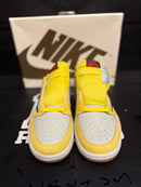 Tênis Travis Scott x Air Jordan 1 Low Og Canary Amarelo - Pronta Entrega