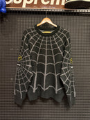 Suéter Supreme x Vanson Leathers x Marvel Spider-Man intarsia-knit - Pronta Entrega